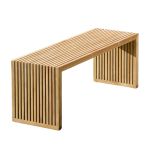 Erhältlich ist die Gartenbank TIVOLI von Jan Kurtz in drei verschiedenen Größen: die kleinste Ausführung misst 80 cm, die mittlere 120 cm und die größte 150 cm TIVOLI von Jan Kurtz - Gartenbank ohne Lehne