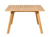 Gartentisch aus Holz quadratisch - 120x120 - LUNA von Traditional Teak