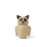 Bewegliche Holzfigur Eule BUBO klein von Architectmade
