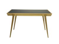 Schreibtisch modern aus Holz und Linoleum - DESK von Jan Kurtz
