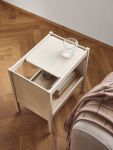 JOURNAL SIDE TABLE von FORM & REFINE Beistelltisch mit integriertem Magazinhalter