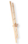 Stehender Handtuchhalter HOP aus Holz mit passender Ablage von Jan Kurtz Stehender Handtuchhalter aus Holz mit Ablage - HOP von Jan Kurtz