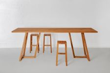 Barhocker Massivholz in Asteiche geölt Barhocker TANTUM von vitamin design