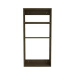 flaches Wandregal in Eiche geräuchert - THREESQUARE von We Do Wood