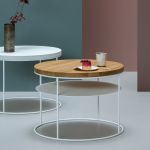 Runder Couchtisch im industriellen Design - AMSTERDAM von take me HOME 