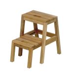 Schlichte Trittleiter DANIA STEP LADDER von Skagerak aus Teakholz Trittleiter aus Teak - DANIA STEP LADDER von Skagerak