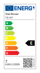 Energie-Effizienz-Label für die Stehleuchte TR7 (L) von Tom Rossau Energie-Effizienz-Label für die Stehleuchte TR7 (L) von Tom Rossau