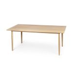 Dänischer Design Esstisch ARV von Brdr. Krüger mit 180 cm Länge in Eiche, weiß geölt ARV TABLE von Brdr. Krüger - dänischer Design Esstisch in Eiche mit 180 cm Länge