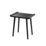 Moderner Hocker SCALA STOOL aus schwarz lackiertem Eichenholz im dänischen Design von by Wirth Hocker aus Holz in Eiche schwarz im dänischen Design - SCALA STOOL von by Wirth