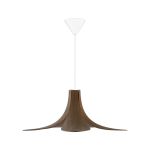 hochwertige Pendelleuchte als Blume in Eiche dunkel - JAZZ von UMAGE