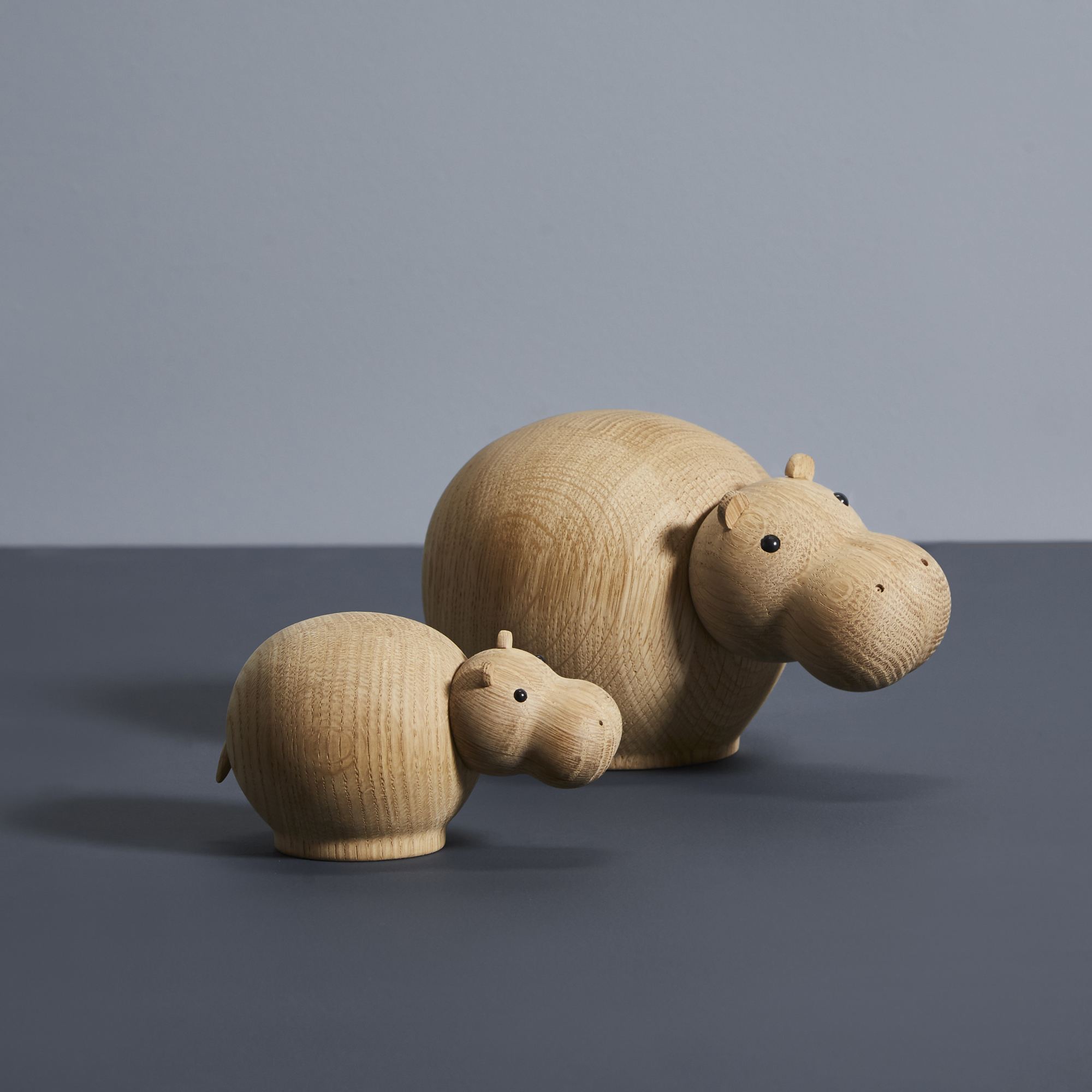 Hippo Nielpferd Holz Tier Afrika Figur Kinder Spielzeug KTier60 