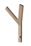 Der schnittige Garderobenhaken Y-HOOK von Hoigaard in Eiche geölt moderne Garderobenhaken in Eiche geölt Y-HOOK von Hoigaard