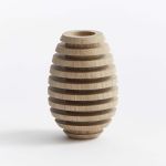 Kleiner Kerzenhalter PINE von The Oak Men aus Holz in Eiche natur  Kerzenhalter aus Holz in Eiche natur small - PINE von The Oak Men