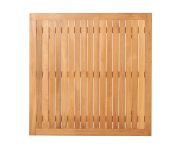 LUNA von Traditional Teak - Gartentisch aus Holz quadratisch 120x120 - Draufsicht