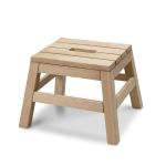 Tritthocker Holz in Eiche - DANIA STOOL von Skagerak