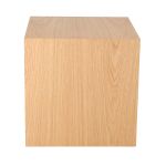 Design Beistelltisch ROLL IT von Jan Kurtz aus Eiche - Frontansicht Design Beistelltisch ROLL IT von Jan Kurtz