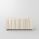 grifflose Kommode in Esche weiß geölt MENA von vitamin design