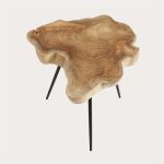 Beistelltisch aus Teakholz und Metall - NEBRASKA COFFEE TABLE von MUUBS