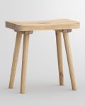 Schemel Hocker in Eiche gekalkt UNA von vitamin design