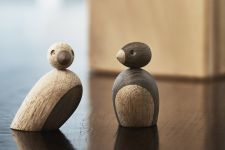 Vogelpaar aus Holz als Spatzen - SPATZENPÄRCHEN von Kay Bojesen