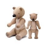 kleiner und großer Holzbär BEAR von Kay Bojesen