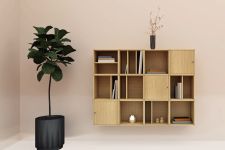 Wandregalsystem Würfel aus Holz Kombination 9 - S10 SIGNATURE von Andersen Furniture