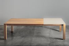 Esszimmertisch ausziehbar in Eiche geölt mushroom VARIUS von vitamin design