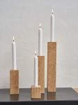 Kerzenständer aus Eichenholz - KERZENQUARTETT von Raumgestalt