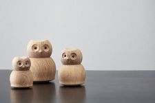 Dekofigur Eule aus Holz - OWL von Andersen Furniture