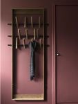 Aus nachhaltigem Bambus gefertigte Holzgarderobe COAT FRAME für die Wand Garderobe COAT FRAME