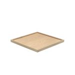 Eckiges Serviertablett SQUARE TRAY 225 in Eiche natur von The Oak Men Serviertablett 225 in Eiche natur - SQUARE TRAY von The Oak Men