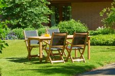 Holz-Klappstuhl mit Armlehnen KATE von Traditional Teak 