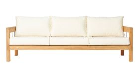 Loungesofa MAXIMA aus Holz mit bequemen Polstern von Traditional Teak Loungesofa aus Holz von Traditional Teak - MAXIMA
