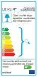 Energie-Effizienz-Etikett der Pendelleuchte CARRONADE PENDANT MEDIUM von LE KLINT