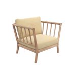 Outdoor Loungesessel Honey Yellow Tradition Lounge Chair von Skagerak by Fritz Hansen