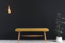 Elegante Wandleuchte WHEAL WALL LIGHT aus Eiche und Messing mit Glühbirne von Tom Raffield elegante Wandleuchte aus Eiche und Messing mit Glühbirne - WHEAL WALL LIGHT von Tom Raffield