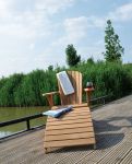 Teakholz Deckchair und Loungestuhl SIENNA