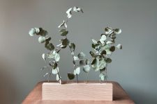 Holzstaender für Trockenblumen - Blumenwiese von Raumgestalt