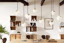 Pendelleuchte aus Glas und Messing - BRIGHT SPOT von Nordic Tales