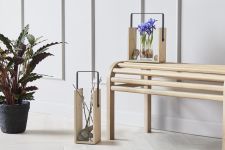 Laterne aus Holz und Glas - SQUARE LANTERN von Andersen Furniture