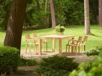 Traditional Teak - stapelbarer Gartenstuhl aus Teak GRACE