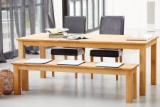 Schlichte Sitzbank für die Küche aus Holz ohne Lehne - CASA von Jan Kurtz