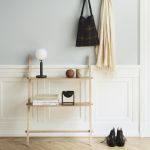 Roon und Rahn REPÓ KONSOLBORD Garderoben-Set mit Leiterregal für schmale Flure