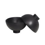 Kristina Dam - WOODEN SPHERE Dekoschale aus Eiche schwarz lackiert