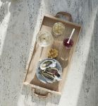 Design Tablett in Eiche mit Henkeln aus Leder - NORR TRAY von Skagerak