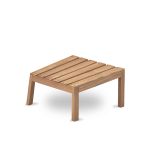 Hocker aus Holz als Ergänzung zur Sonnenlliege BETWEEN LINES zum entspannten Ablegen der Beine  Skagerak - BETWEEN LINES Hocker aus Holz für Sonnenliege