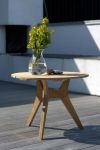 Runder Beistelltisch REGATTA LOUNGE für den Garten, Balkon und Terrasse von Skagerak runder Beistelltisch für den Garten - REGATTA LOUNGE von Skagerak