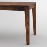massiver Holz Esstisch in Astnussbaum - CONVERTO von vitamin design