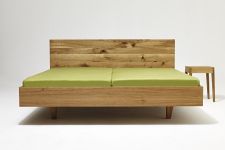 modernes Massivholz Doppelbett MAMMA WOOD von Sixay