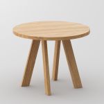 ZIRKEL von vitamin design runder Massivholztisch in Eiche geölt